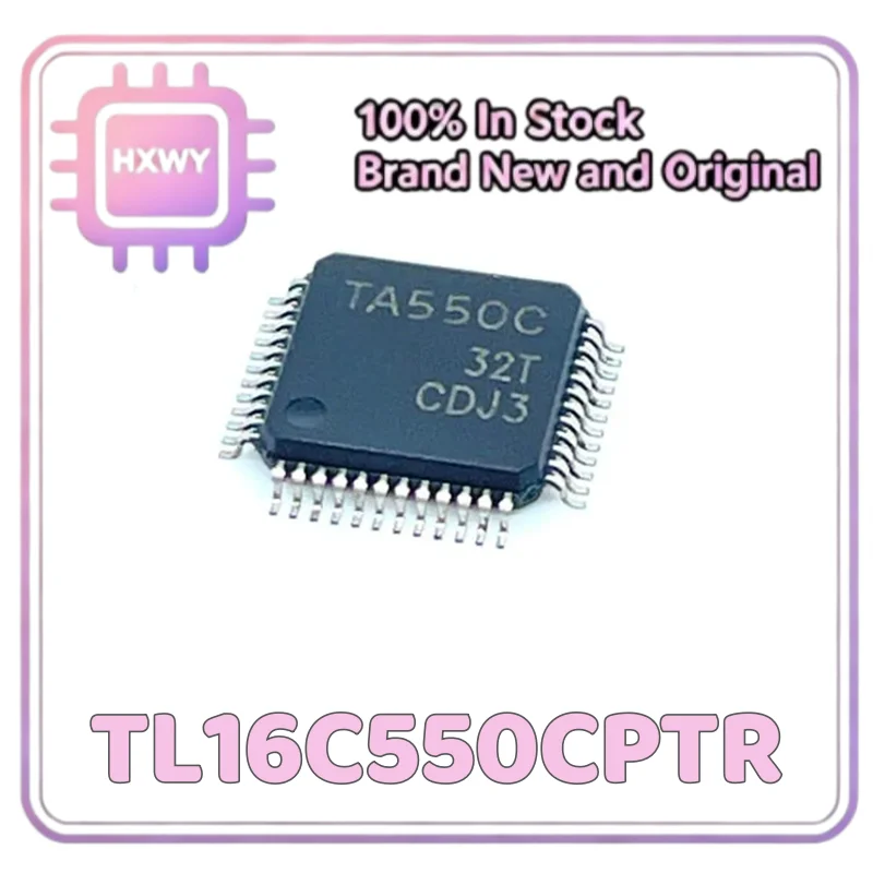 (5/20 Pieces) TL16C550CPTR TA550C LQFP48 UART Serial Port IC Factory Wholesale Original Electronic Components Fast Shipping