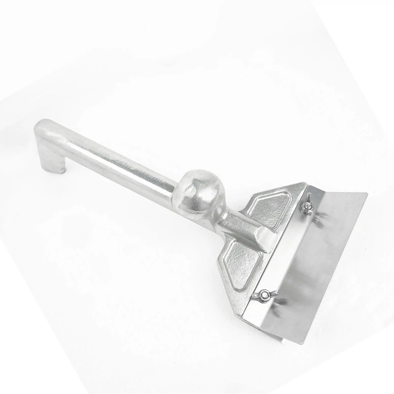 Set raschietto per griglia Manico ergonomico Protezione antispruzzo Raschietto per piastra resistente con 4 lame di ricambio per ristorante Outd