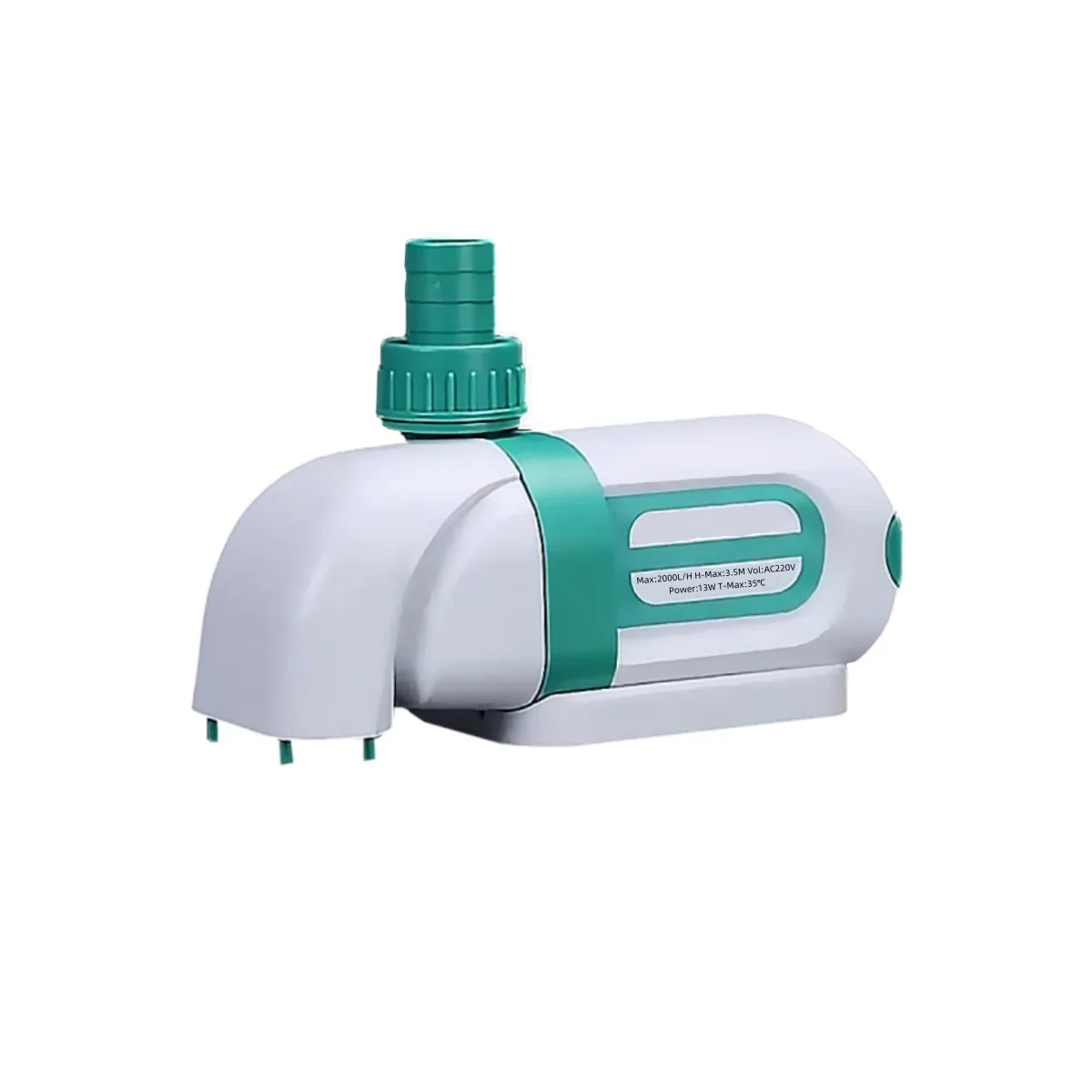 25dB Silent Intelligent Micro Variable Frequency Pump 6000L/H Fish Tank/Balcony Pool Amphibious Suction Pump