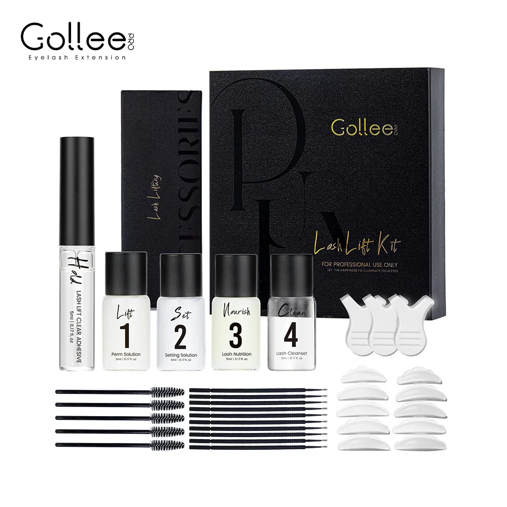 Gollee nouveau Original cils levage Perm rétention 6-8 semaines ensemble de levage de cils pour recourbe-cils Kit de permanente de cils ensemble de maquillage de traitement