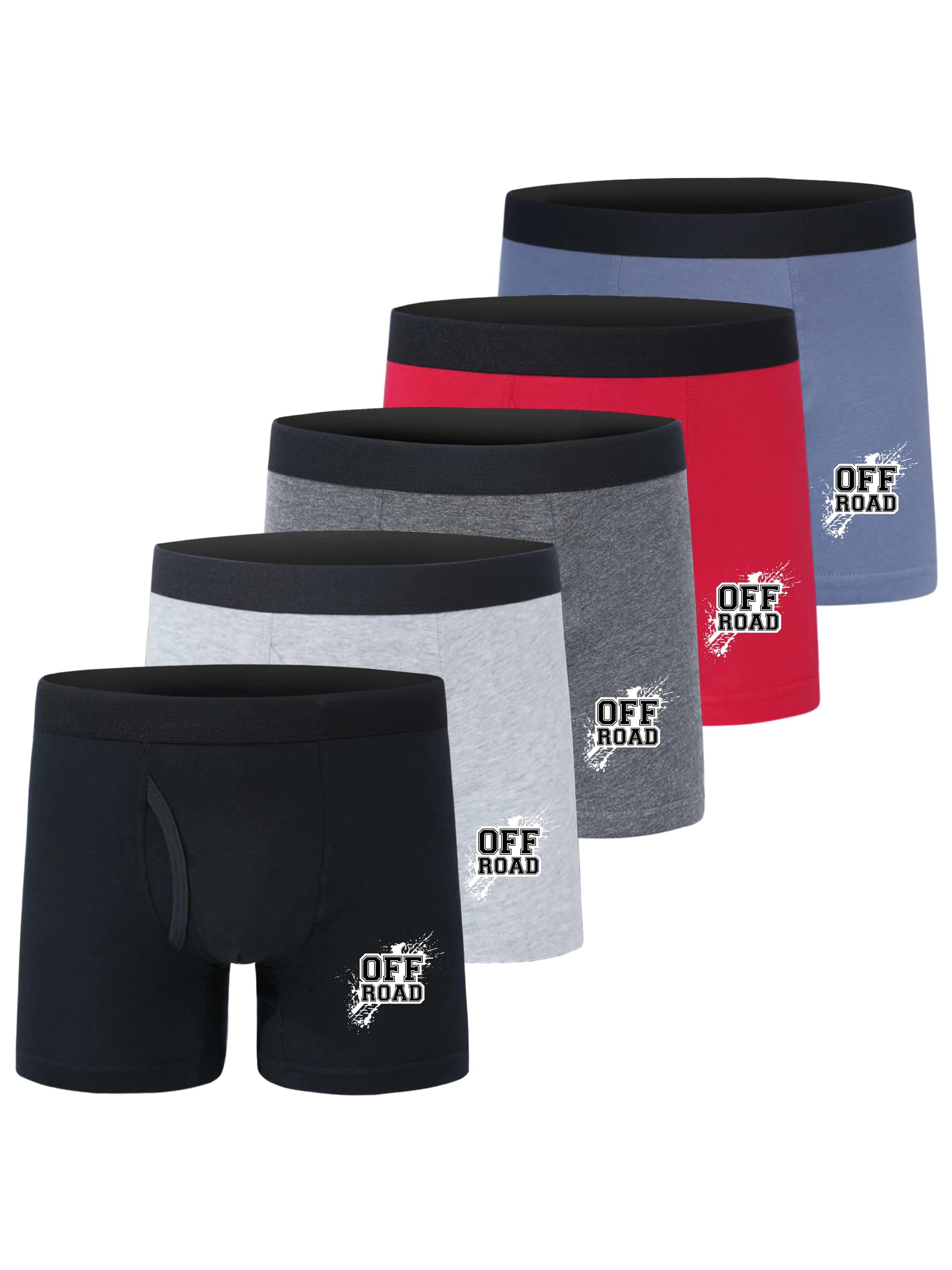 Outdoor Adventure Boys - 5 stuks jongens katoenen boxershorts kinderondergoed