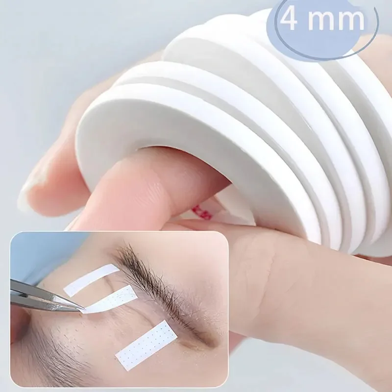 

Wholesale 4mm Width Eyelash Extension Tape Makeup Breathable Anti-allergy Easy to Tear Micropore Tape Professional Lashes Tape
