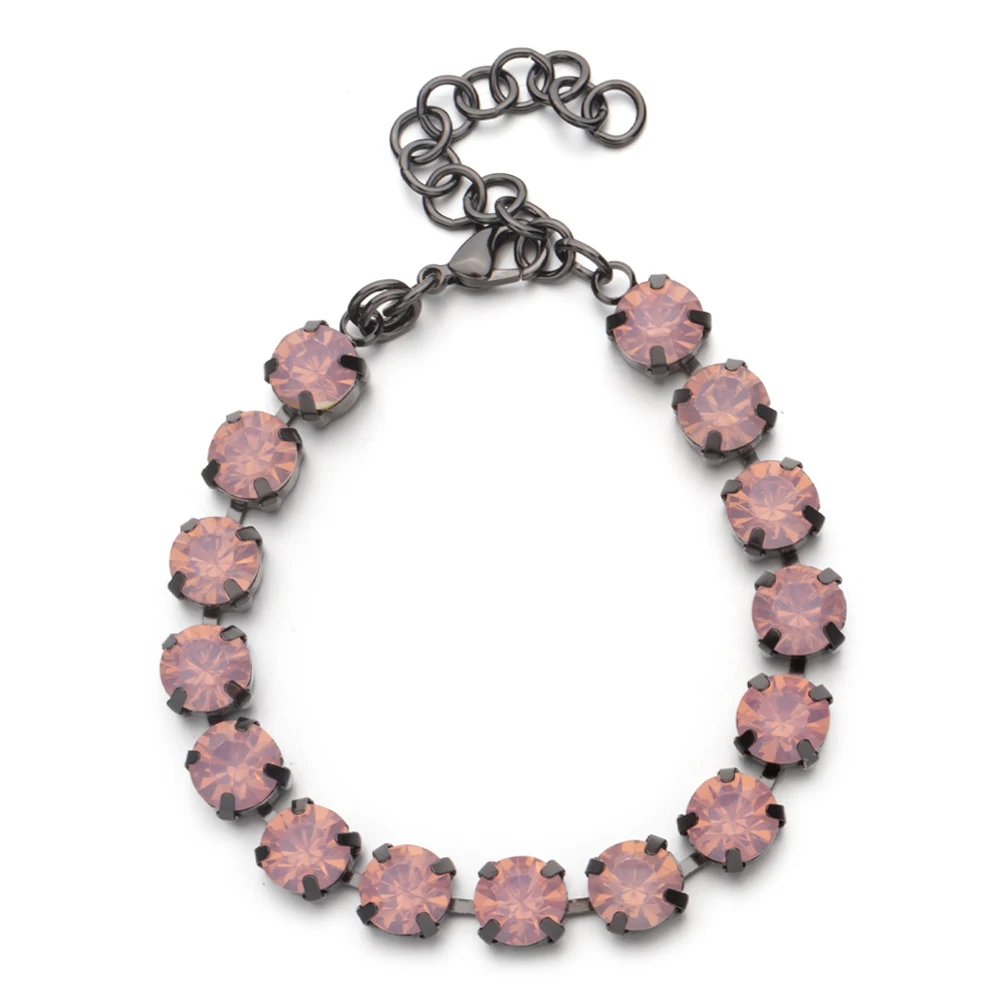 Geometric Crystal Beaded Bracelet for Women