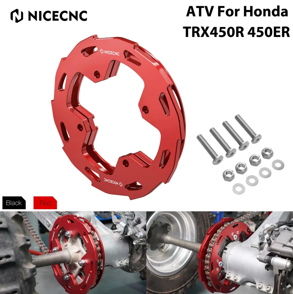 

ATV For HONDA TRX450R Chain Sprocket Guards Protector TRX 450R TRX450ER 2006-2014 Aluminum 41201-HC0-000 2007 2010 2012