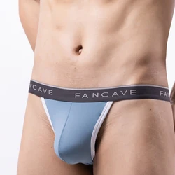 Ropa interior Sexy para hombre, Tanga con parte trasera en T, transpirable, sin costuras, de secado rápido, bragas elásticas