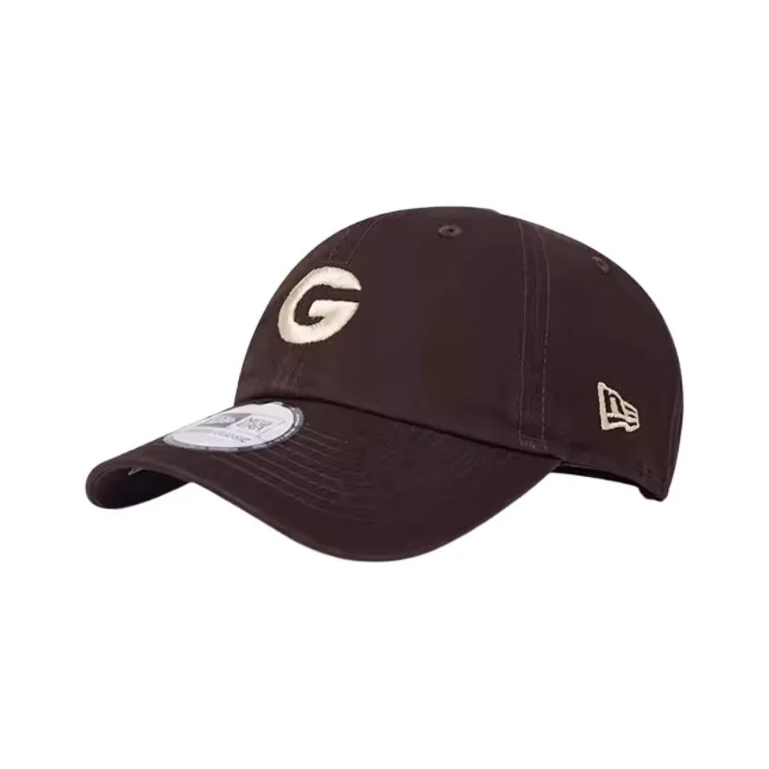 New Era Cotton Baseball Caps Unisex Coffee 70856281