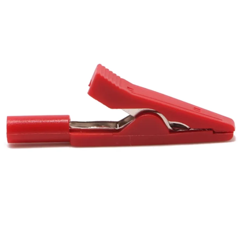 Alligator Clips for Car, Battery Test Lead, Crocodile Clips, Caravan, Van, 10PCs, 2mm, 10A, 43mm