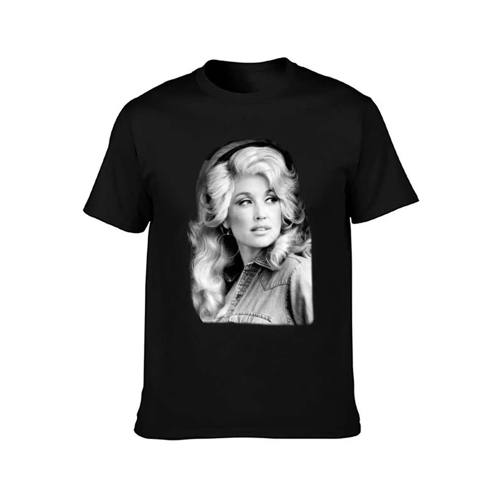 Dolly_ Parton_ Vintage T-Shirt Summer Casual Cotton Tee Oversized Streetwear Tops Vintage Graphic Print Unisex Men Women