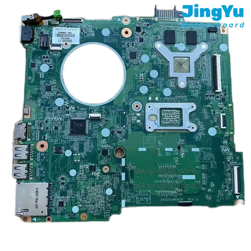 

For HP Pavilion 15-N 15Z-N Laptop Motherboard DA0U92MB6D0 Mainboard with A8-4555M A10-4655M/5745M CPU HD8670M 2G GPU