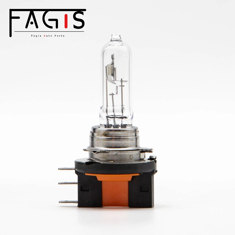 Fagis 1 Pcs H15 12V 15/55W 3350K Warm White High Low Beam Auto Headlights Car Lights Halogen Bulbs