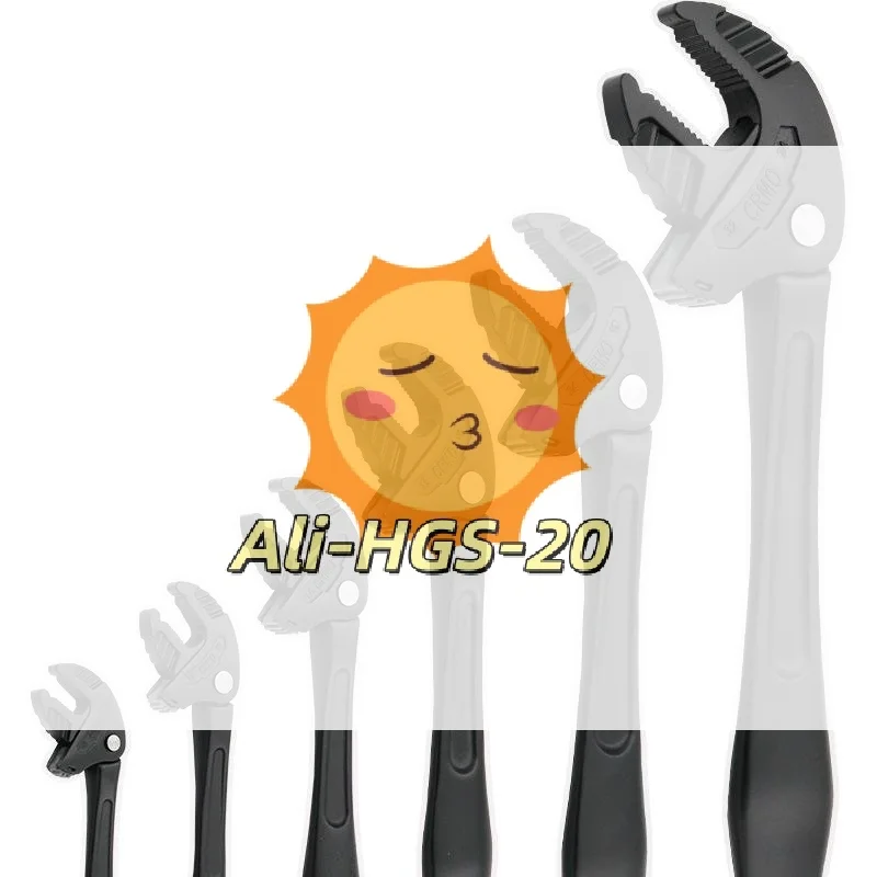 

Crab Claw Wrench with Quick Adjustment Wide Jaw Ratchet Multipurpose Tool for Mechanics Electricians and Homeowners
