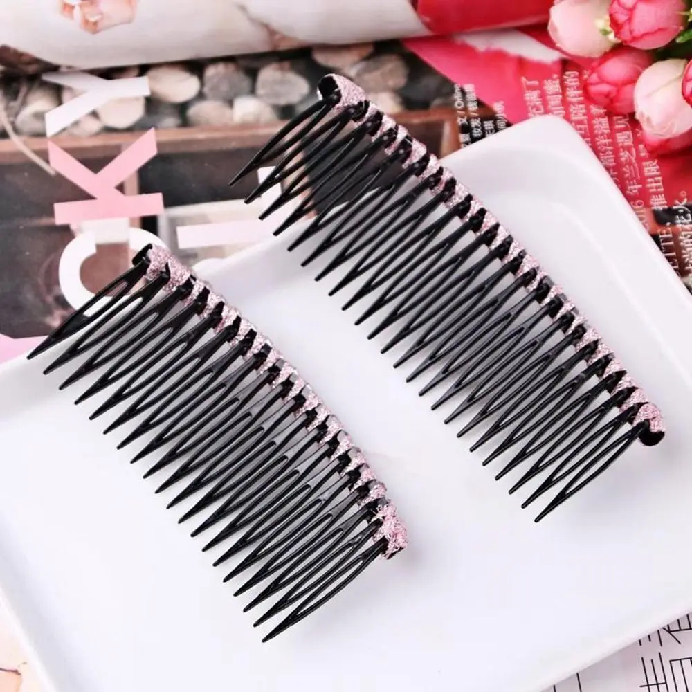 Eleganter Haargummi für Mädchen, Haarband, Haarnadeln, Haarklammern mit Kristallen, Damen-Haarkamm, koreanische Haarspangen, Mädchen-Ponyklammer. – Detail 6