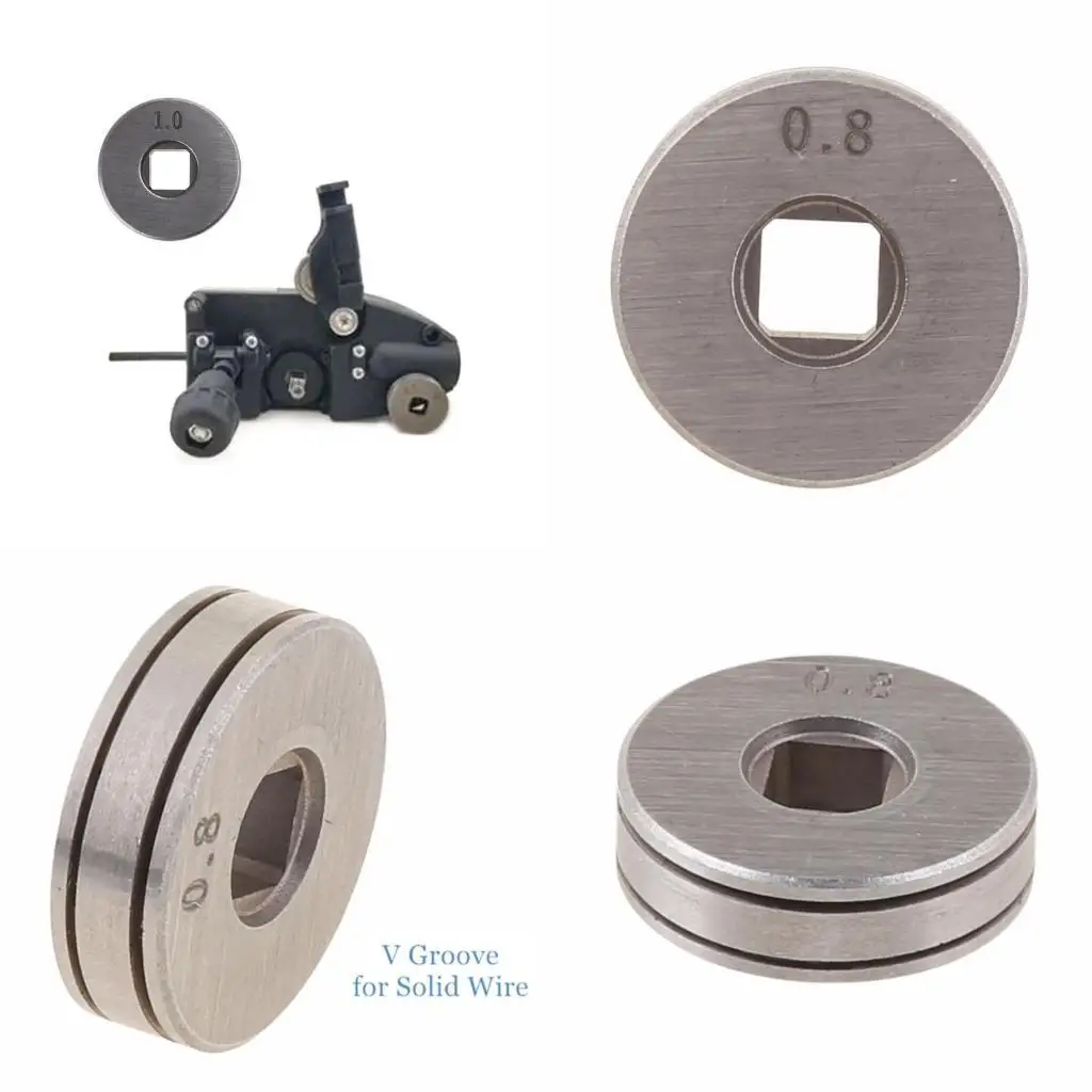 

R9UF High Steel 0.6X0.8 MIG Welder Wire Feed Drive Roller Roll For Welding Machine Driving Wheel