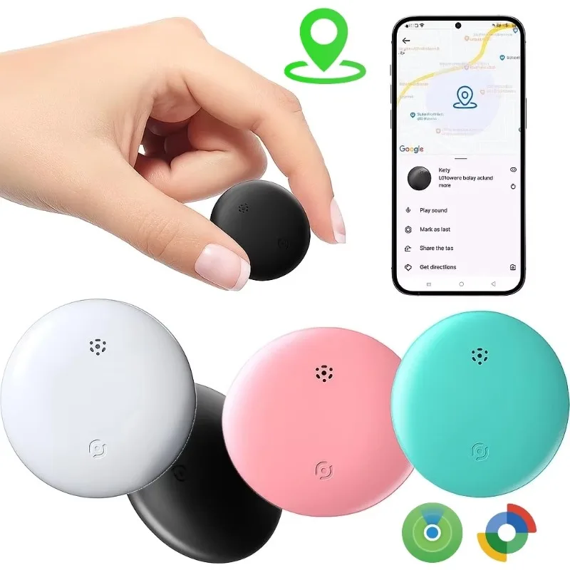 2‑In‑1 Dual‑Mode Bluetooth Anti‑Lost Item‑Locator Tag Wireless Tracker for Keys Wallet Luggage Pet Belongings Security Accessory