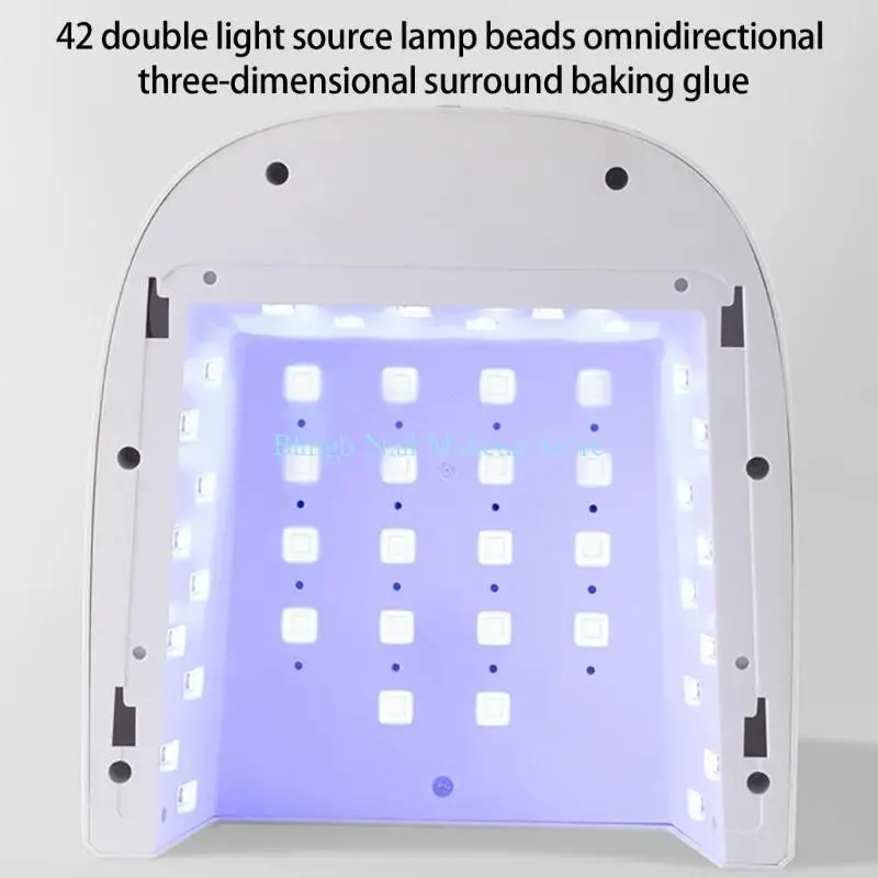 Lampe à ongles professionnelle sans fil 28TA, Construction ABS, repose-main ergonomique, lumière haute intensité pour du