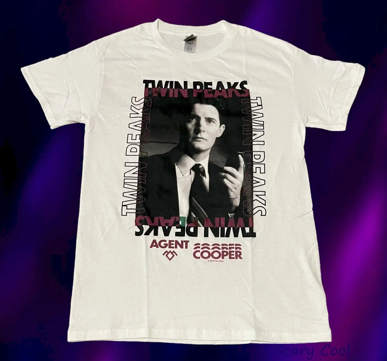 New Twin Peaks Dale Cooper TV 1989 Poster Mens T Shirt