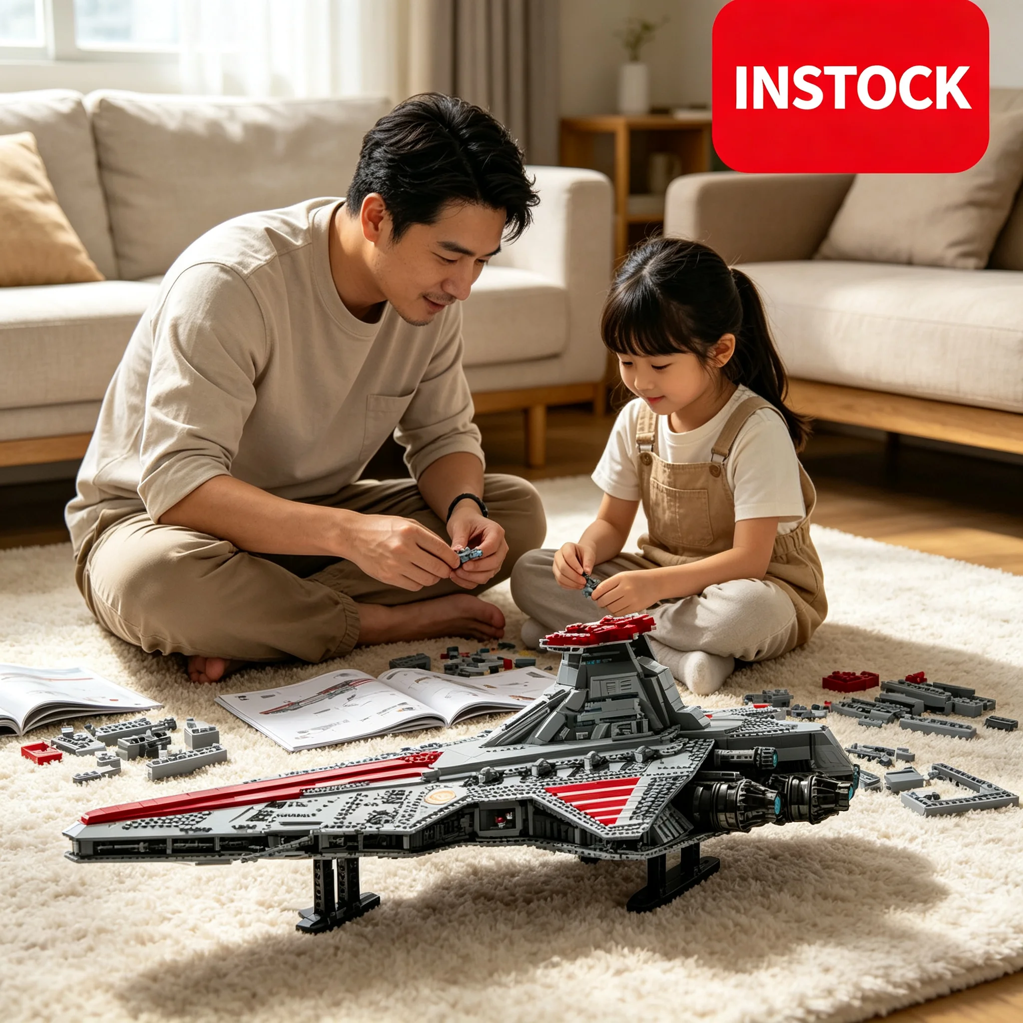 2026 New 5374PCS Bricks Venator-class Attack Cruiser Building Model UCS Build-it-yourself Toy for Adults Christmas Birthday Gift