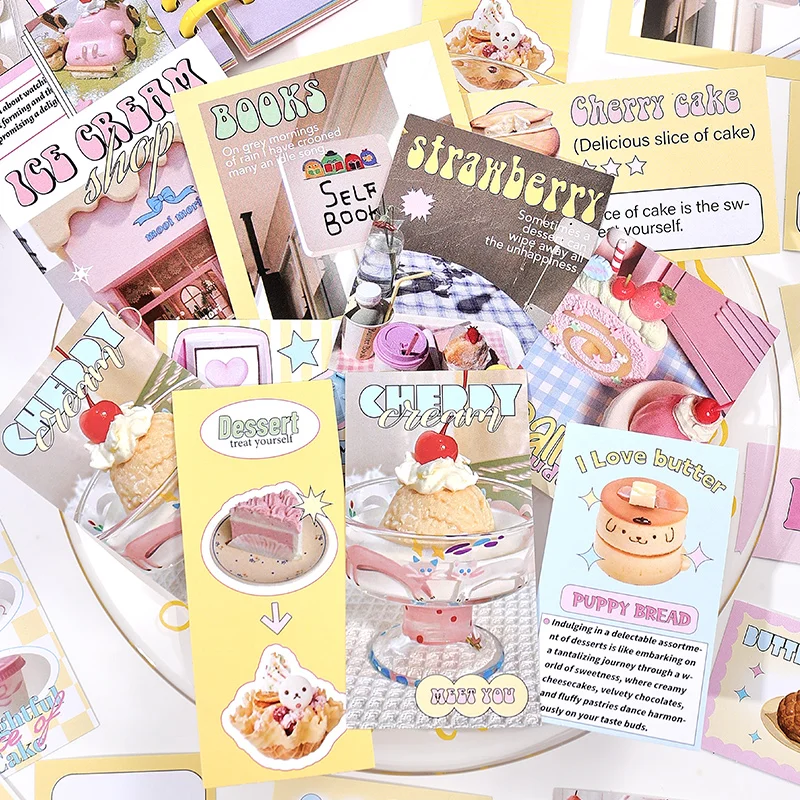 30Pcs/pack Cute Magazine Scrapbooking Stickers Book DIY Junk Journal Material Decoration Album Diary Stationery supplies