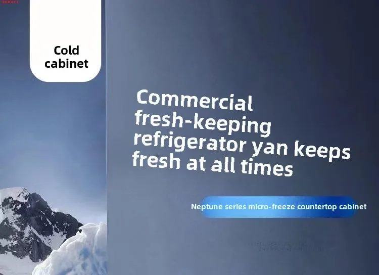 CX  mobile stall freezer desktop horizontal freezing and refrigeration display fresh-keeping cabinet ice powder stall