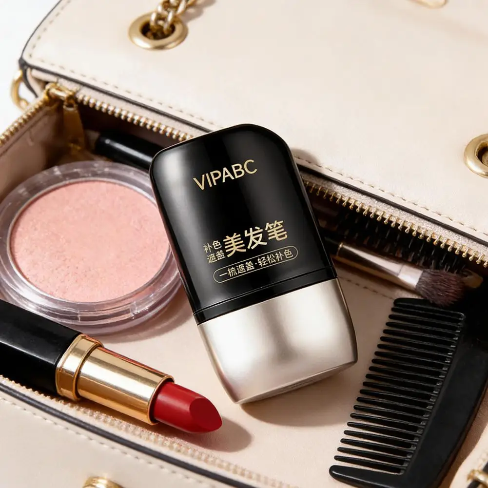 

3Colors Quick Touch-Up Hair Stick, Beard Color Stick,Cover Gray Hair Portable Temporary Quick Coverage Hair Pen,Instant Dye Comb