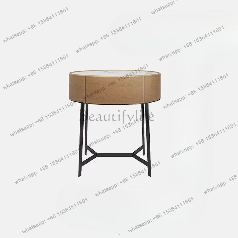YJ  Modern Minimalist Bedroom Bedside Shelf Minimalist Style Wedding Room Storage Cabinet