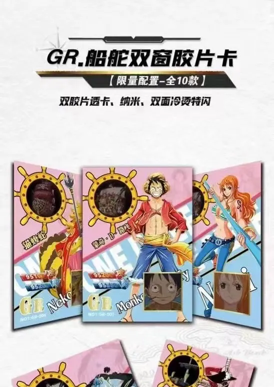 New GK One Piece Japanese Anime Collection Card Cartas Luffy Roronoa Sanji Nami TCG Game SSP MR Cards Children Birthday Gift