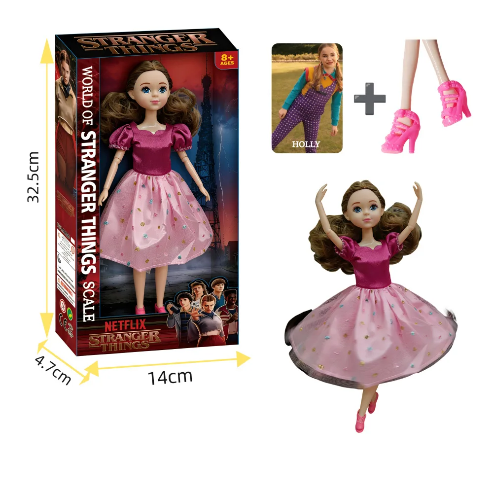 Stranger Things HOLLY ELEVEN MAX WILL DUSTIN 인형 다관절 액션 피규어 모델 장난감 컬렉션 어린이용