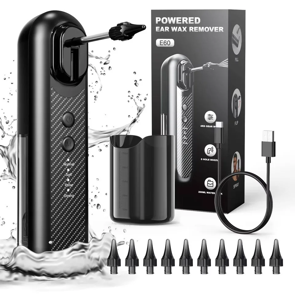 

Ear Wax Cleaner Electric Ear Wax Removal Tool 4 Modes Water Powered Ear Wax Cleaner Earwax Removal Kit Ear Irrigation Ear Care