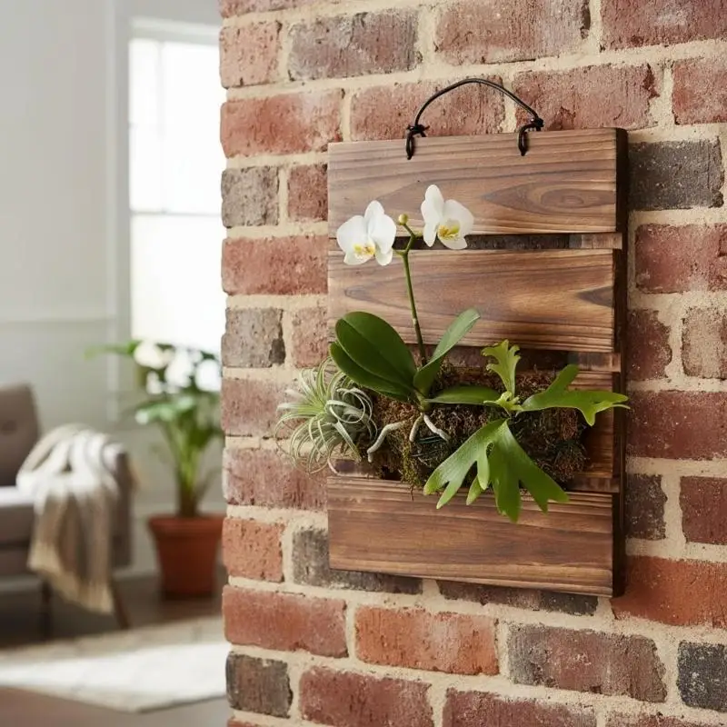 Easy Install Hanging Planter Perfect Balcony Living Room Decorative Addition Space Saving C5AD