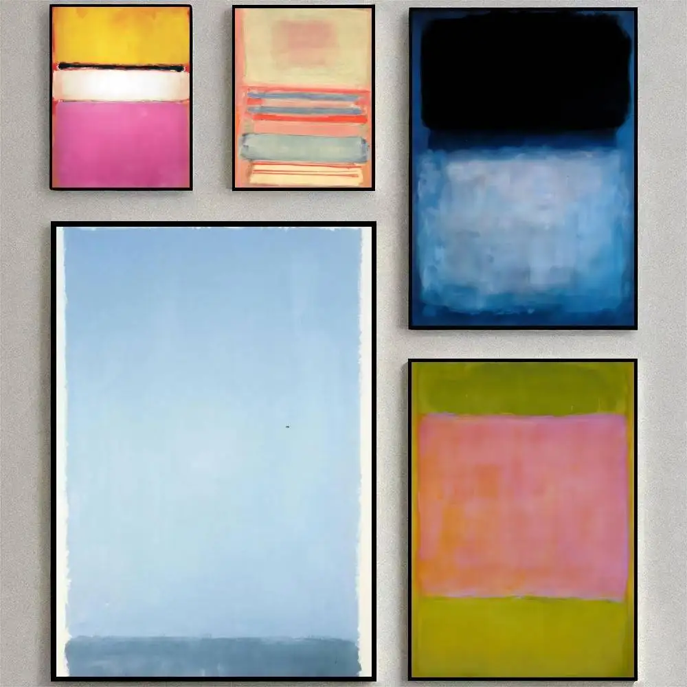 1pc Mark Rothko Poster Wall Art For Study Living Room Decor Unique Home Decoration Picture