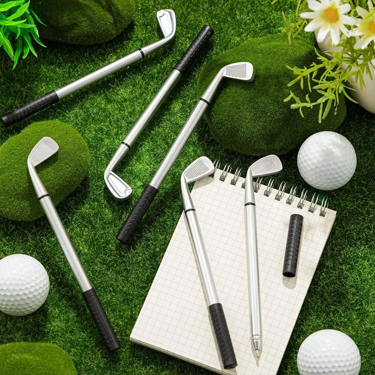 A13M Golf Ballpoint Pens, 15 Ergonomic Golf Club Pens for Stationery
