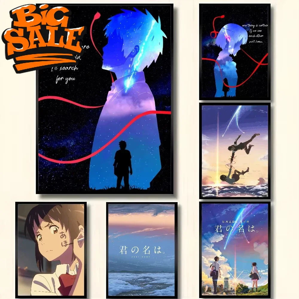 Pintura al óleo por número Anime tu nombre Mitsuha película decoración del hogar pintura pared dormitorio decoración de la habitación regalo sin marco sin fr