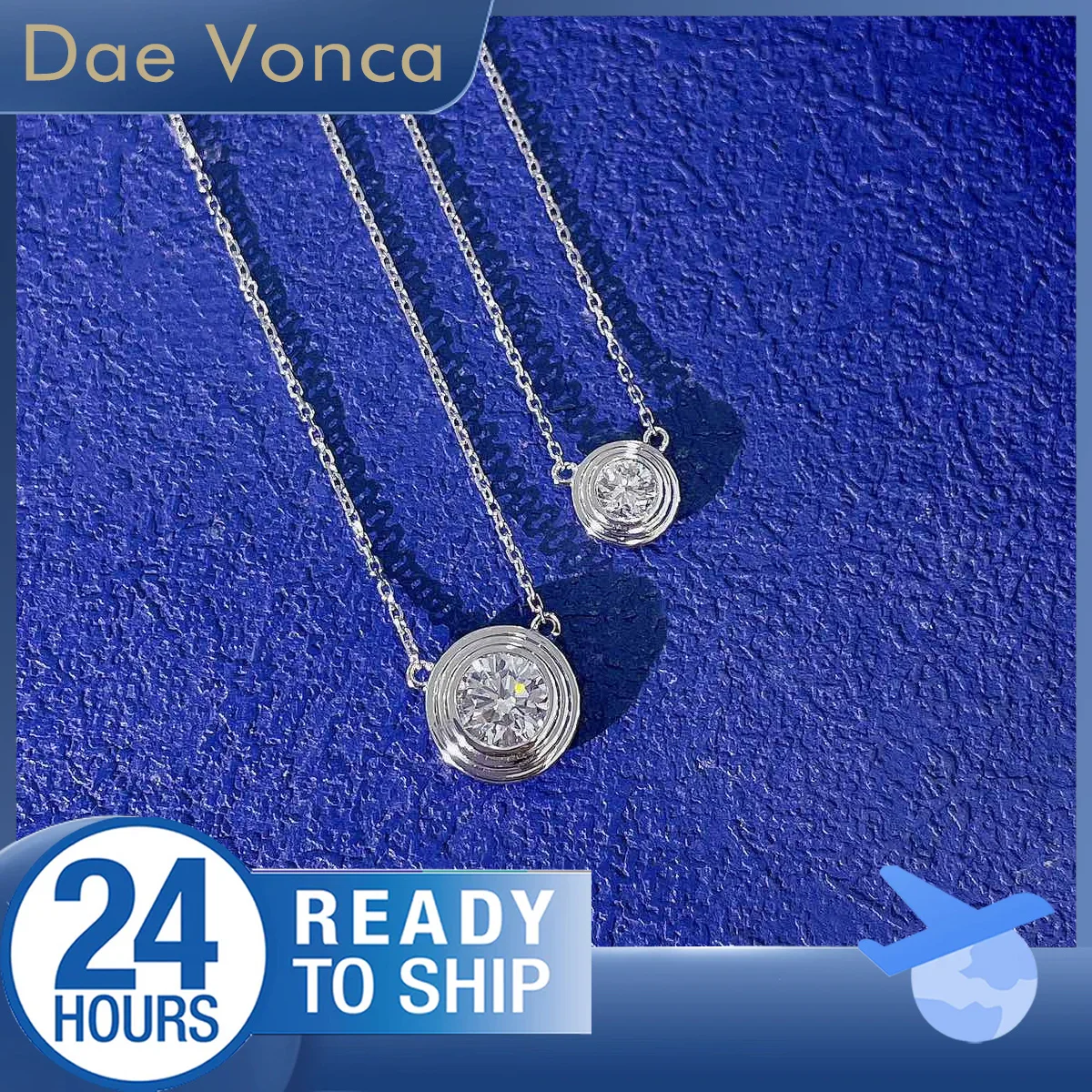 

Всего 0,33 карата/0,55 карата, выращенное в лаборатории бриллиантовое ожерелье из 18-каратного белого золота, ожерелье с подвеской в ​​форме летающей тарелки из лабораторного бриллианта для женщин