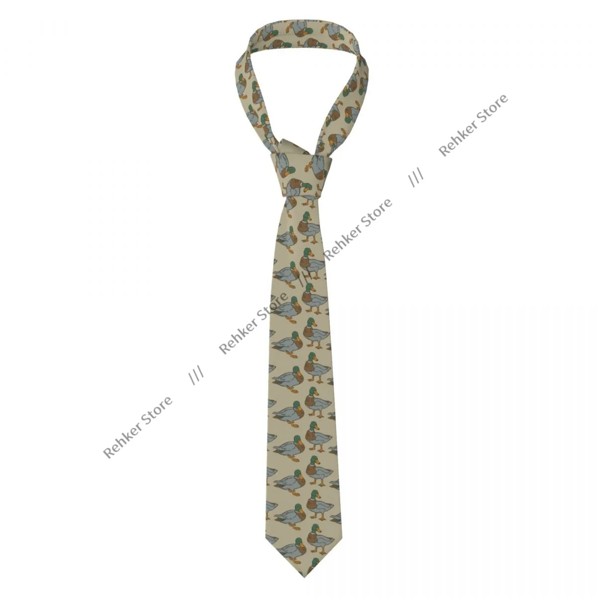 Classic Tie Men Neckties for Wedding Party Business Adult Neck Tie Casual Wild Ducks Pattern Tie