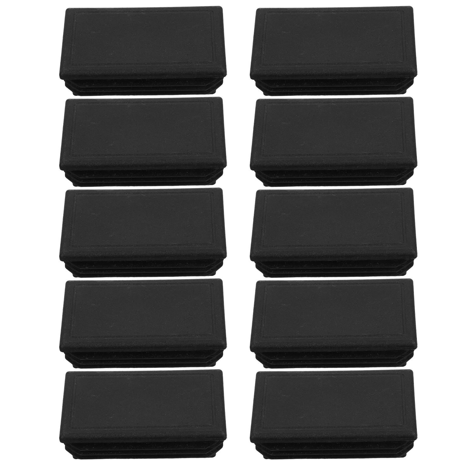 

10 Pcs Cap Furniture Leg Plugs Tubing End Caps Chair Leg Inserts Table Glide Steel Tube Cover Post Caps