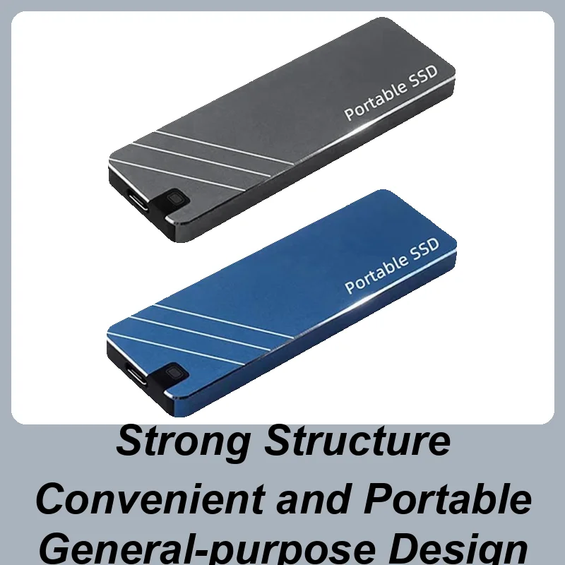 محرك الأقراص الصلبة الخارجي عالي السرعة 1 تيرابايت SSD USB 3.1 محرك الحالة الصلبة جهاز تخزين كبير للكمبيوتر الشخصي وسطح المكتب والكمبيوتر المحمول والهواتف