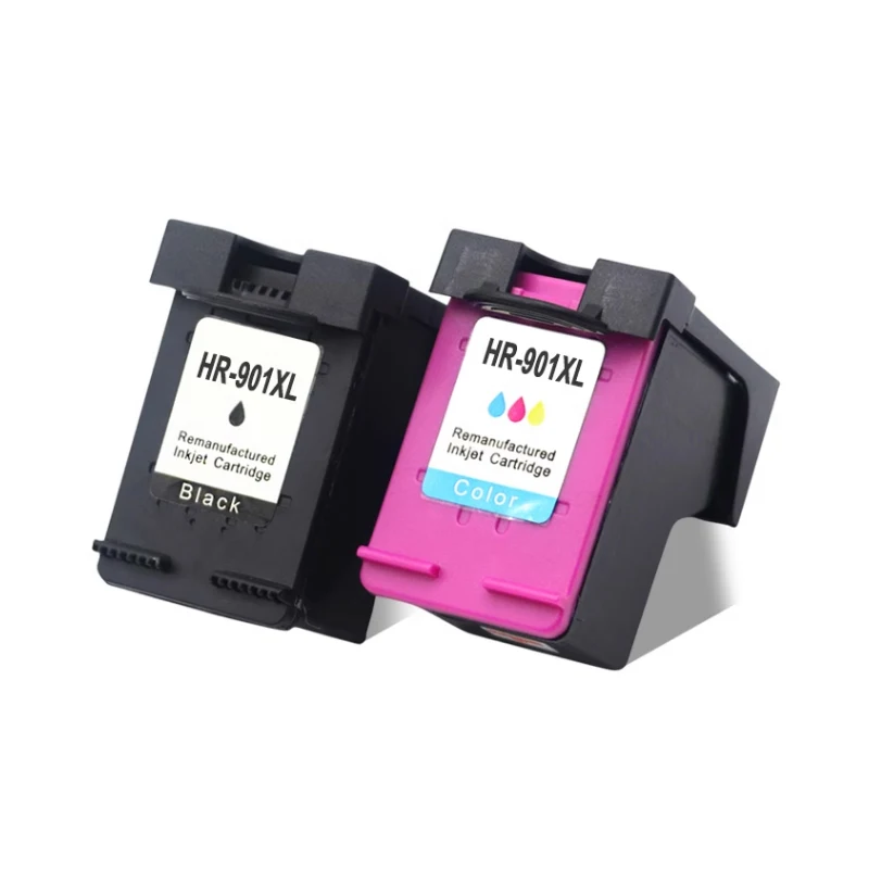 Compatible For HP 901XL Remanufactured Ink Cartrige For HP 901 Officejet J4500 J4540 J4550 J4580 J4585 J4624 J4535 J4600 Printer