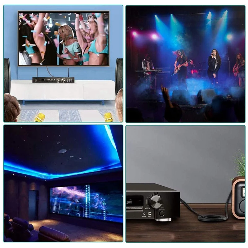 2X RCA Stereo Cable, [6Ft/1.8M, Dual Shielded Gold-Plated] 2RCA Male To 2RCA Male Stereo Audio Cable For Home Theater