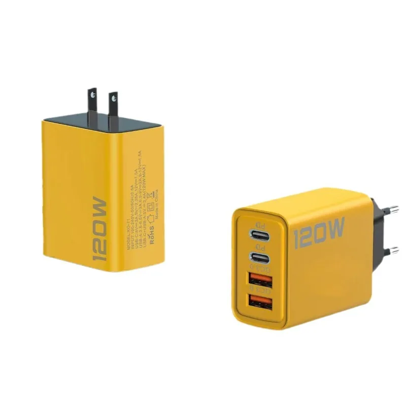 

Зарядное устройство USB C PD с 4 портами, 120 Вт, быстрая зарядка 3.0, Type C, для iPhone, Samsung, Xiaomi, Huawei, адаптер для быстрой зарядки телефона