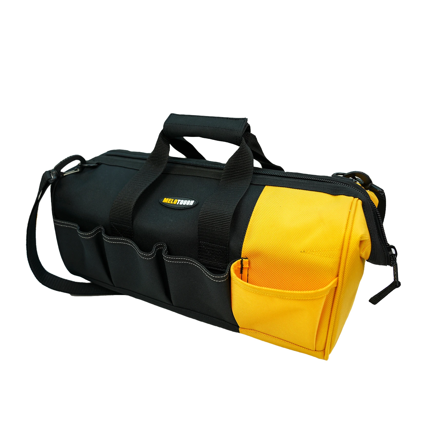 Large Space Multi-Function Tool Bag Multi-Pocket Waterproof Anti-Fall Storage Bag 1680D Oxford Cloth Electrician Bag