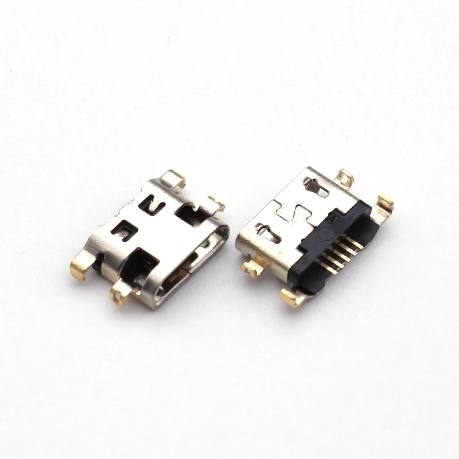 5-100pcs Micro USB Charging Port Jack socket Connector for Huawei G7 G7-TL00 Lenovo A708t S890 Alcatel 7040N Charging Dock Plug