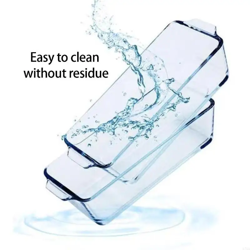 Clear Rectangular Baking Dish Durable Borosilicate Glass Safe Baking Container Perfect For Cheesecakes And Bread 87HA