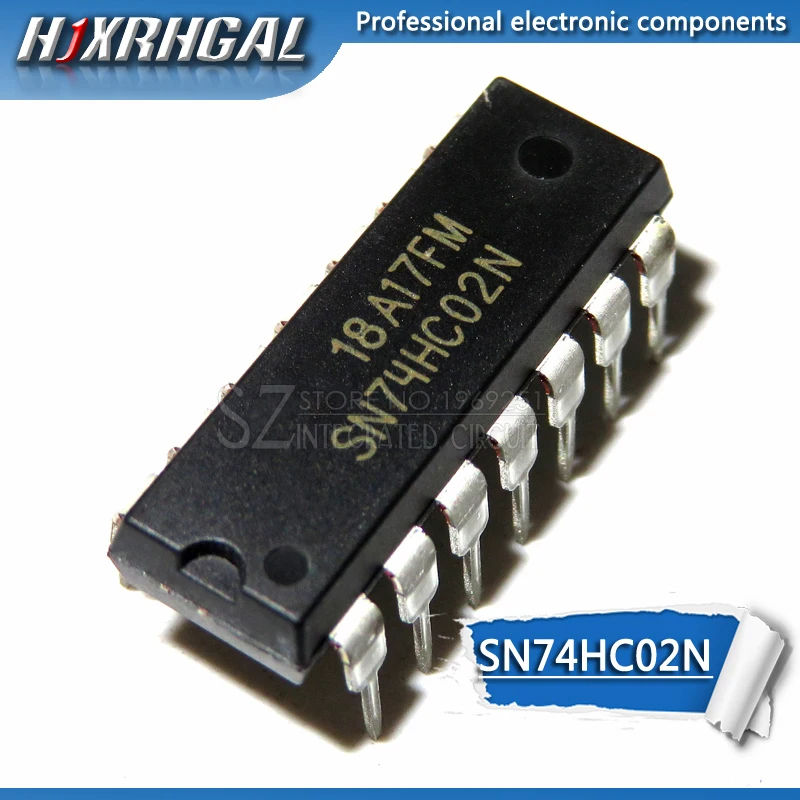 10PCS SN74HC02N SN74HC08N 74HC132 SN74HC32 74HC86 74HCT04 74HC14  74HCT00 74HCT02 SN74HCT14N DIP-14 new and original IC HJXRHGAL