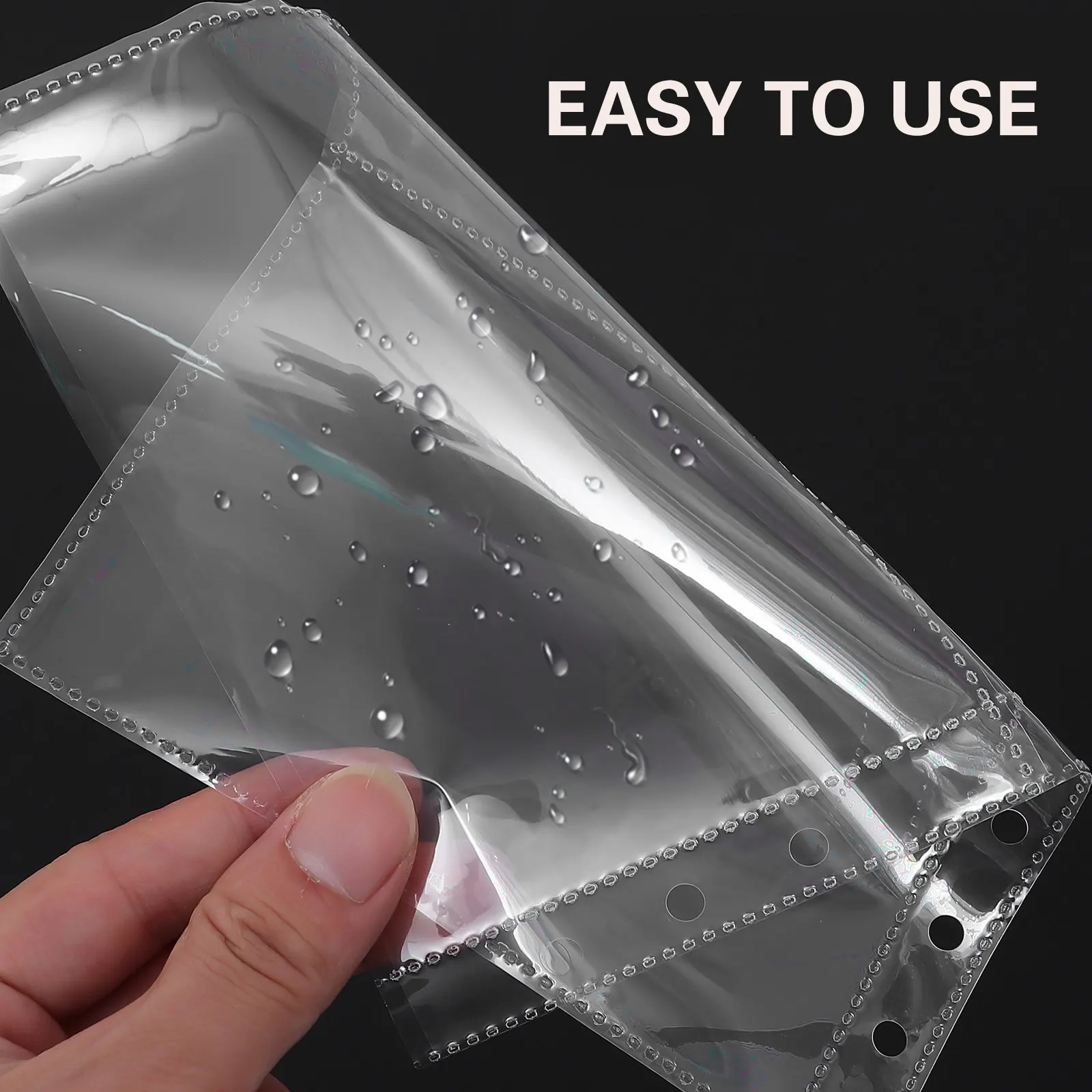 

1 шт. пластиковый прозрачный держатель для документов, высококачественный, легкий, с прозрачными внутренними страницами, для удостоверений личности, игровых карт, фотографий, документов, сертификатов