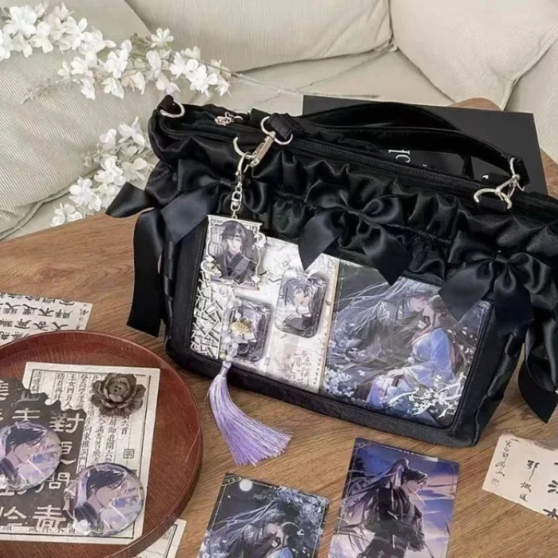

Y2K Anime Itabag Bag Y2K Transparent Doll Display Itabag High Capacity Backpacks Shoulder Crossbody Tote Commuter Bag Itabag New