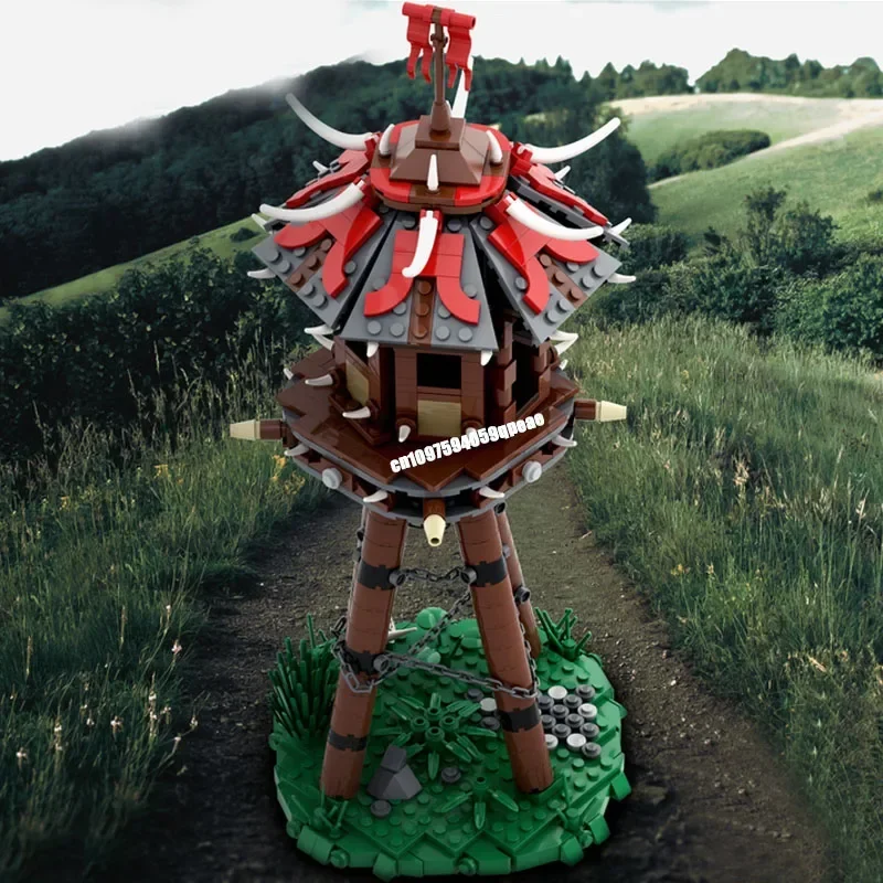 Nieuwe 3677 Stuks Beroemde Wow Game Serie Moc Orc Home Street View Model Aangepaste Puzzel Diy Creatieve Ideeën Kid Speelgoed verjaardagscadeautjes