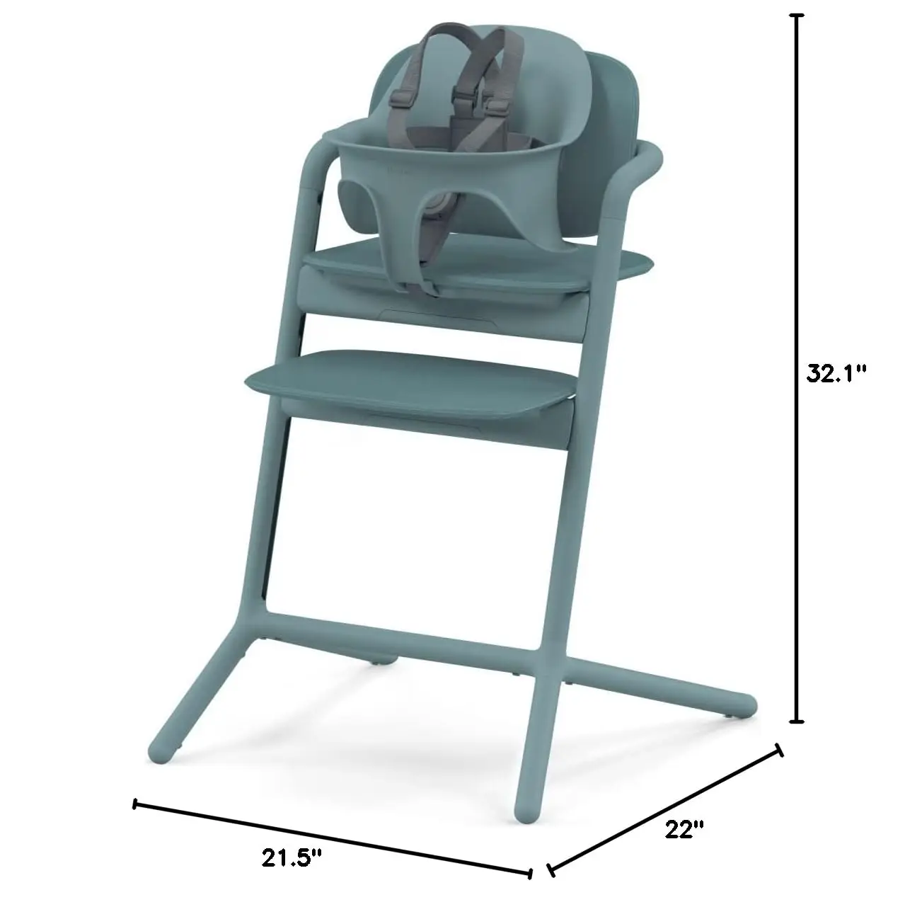 Cybex Lemo2 Generation 子供用ダイニングチェア ブランドソース ハイチェアブースター 成長機能付き リクライニングロッキングベッド