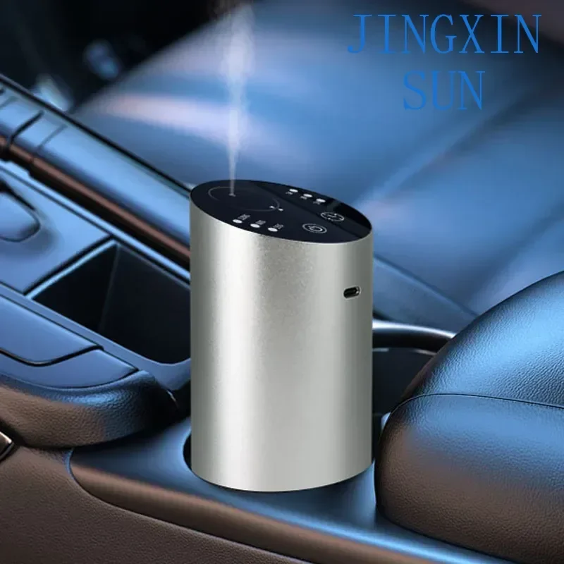 2022 new anhydrous aromatic atomizer wholesale portable car aromatherapy luxury essential oil diffuser with glass bottle