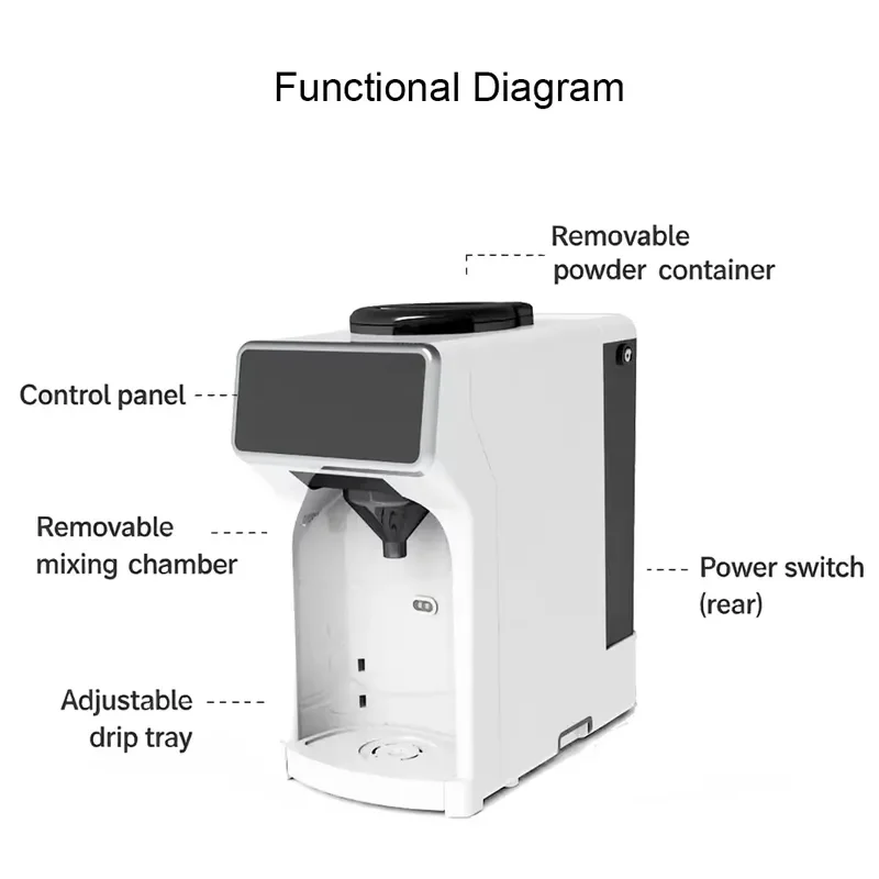 Smart Automatic Baby Formula Mixer Intelligent Powder Dispenser Machine for Newborn Feeding Easy Clean Portable Device