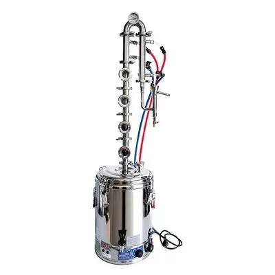 Hand-made 15L Gin/Vodka/Whiskey/ Ethanol Production Copper Distillation Equipment Home Alcohol Distillery